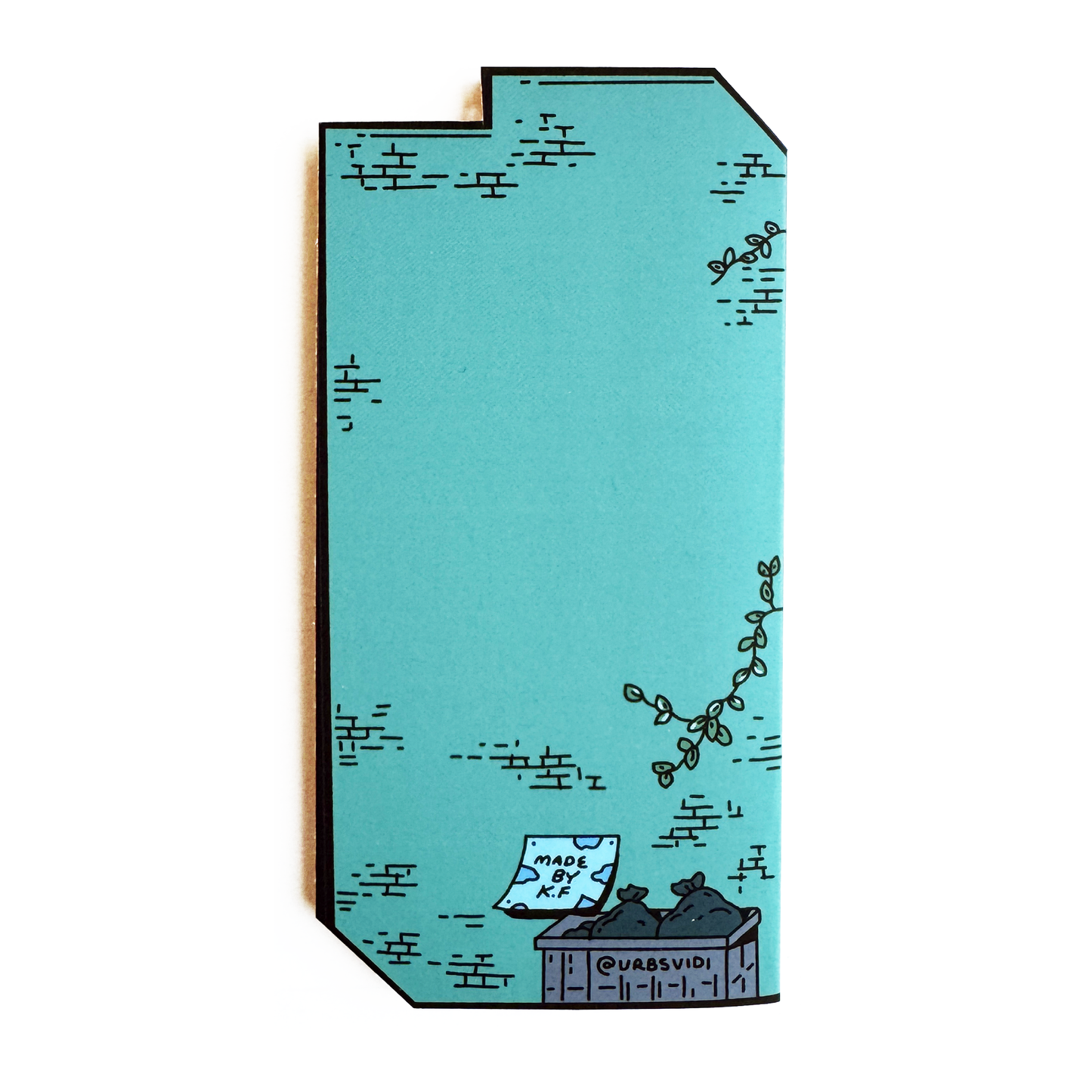 Birthday Apartment - Greeting Card + Free Cake Sticker