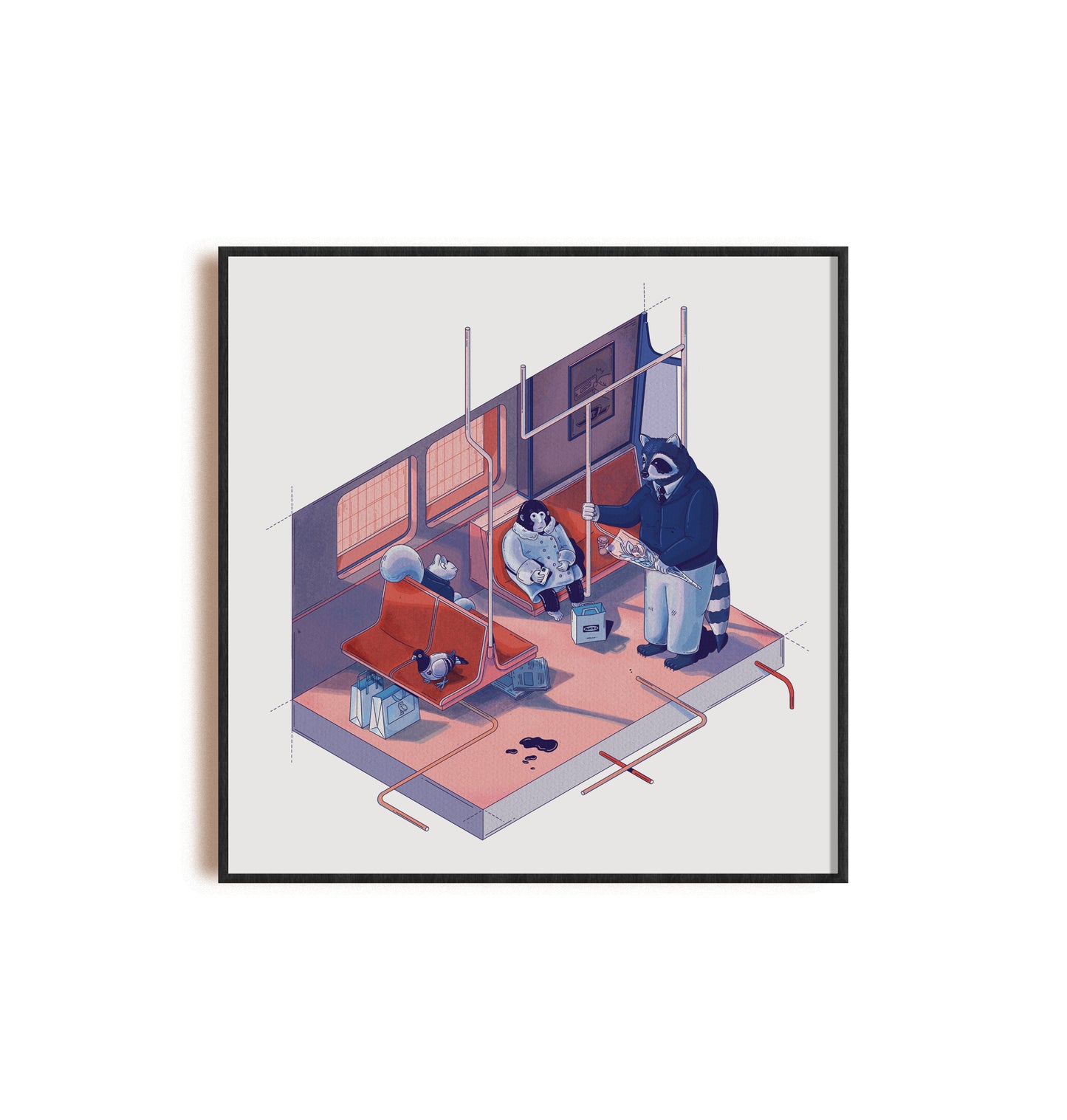 TTC Creatures | Toronto Art Print