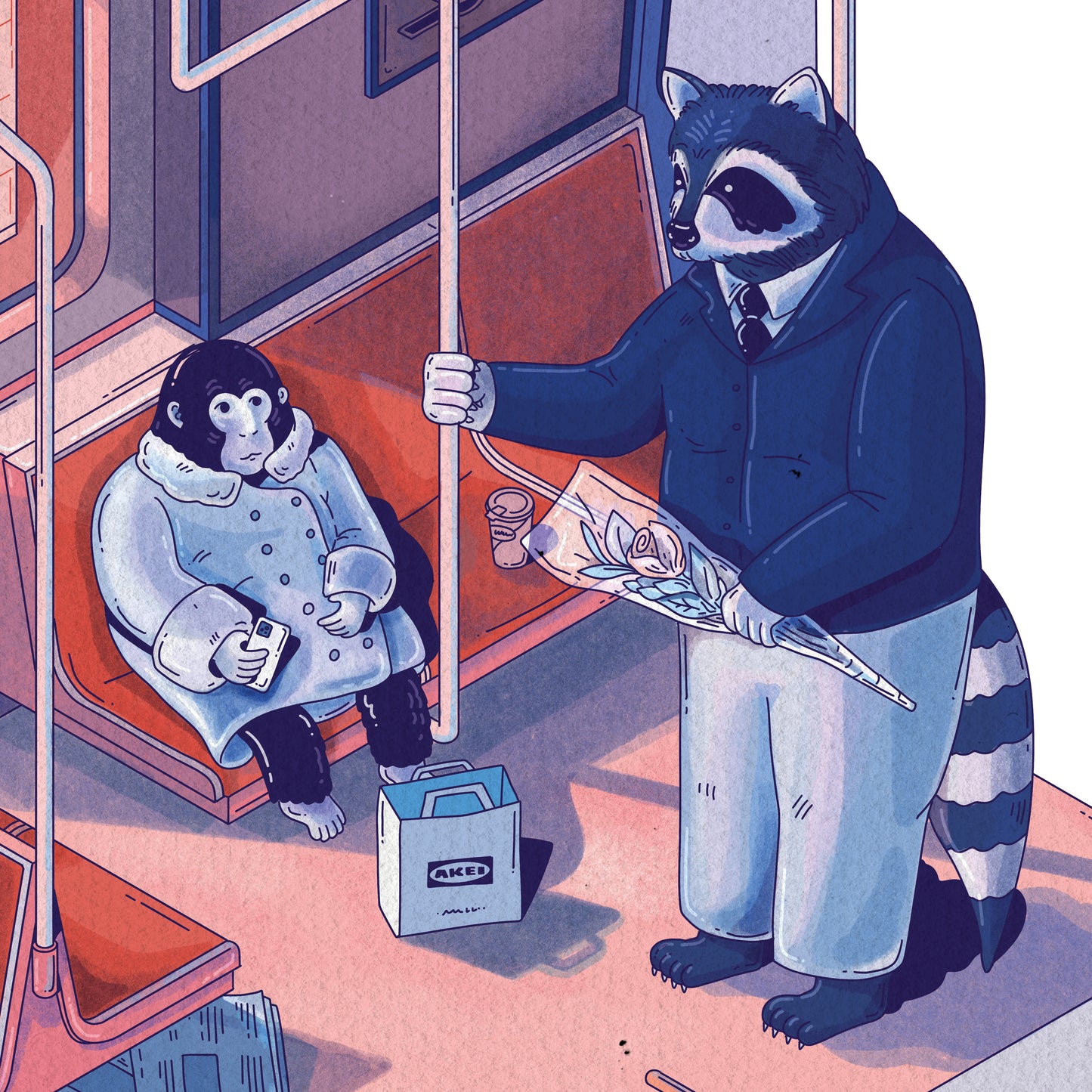TTC Creatures | Toronto Art Print