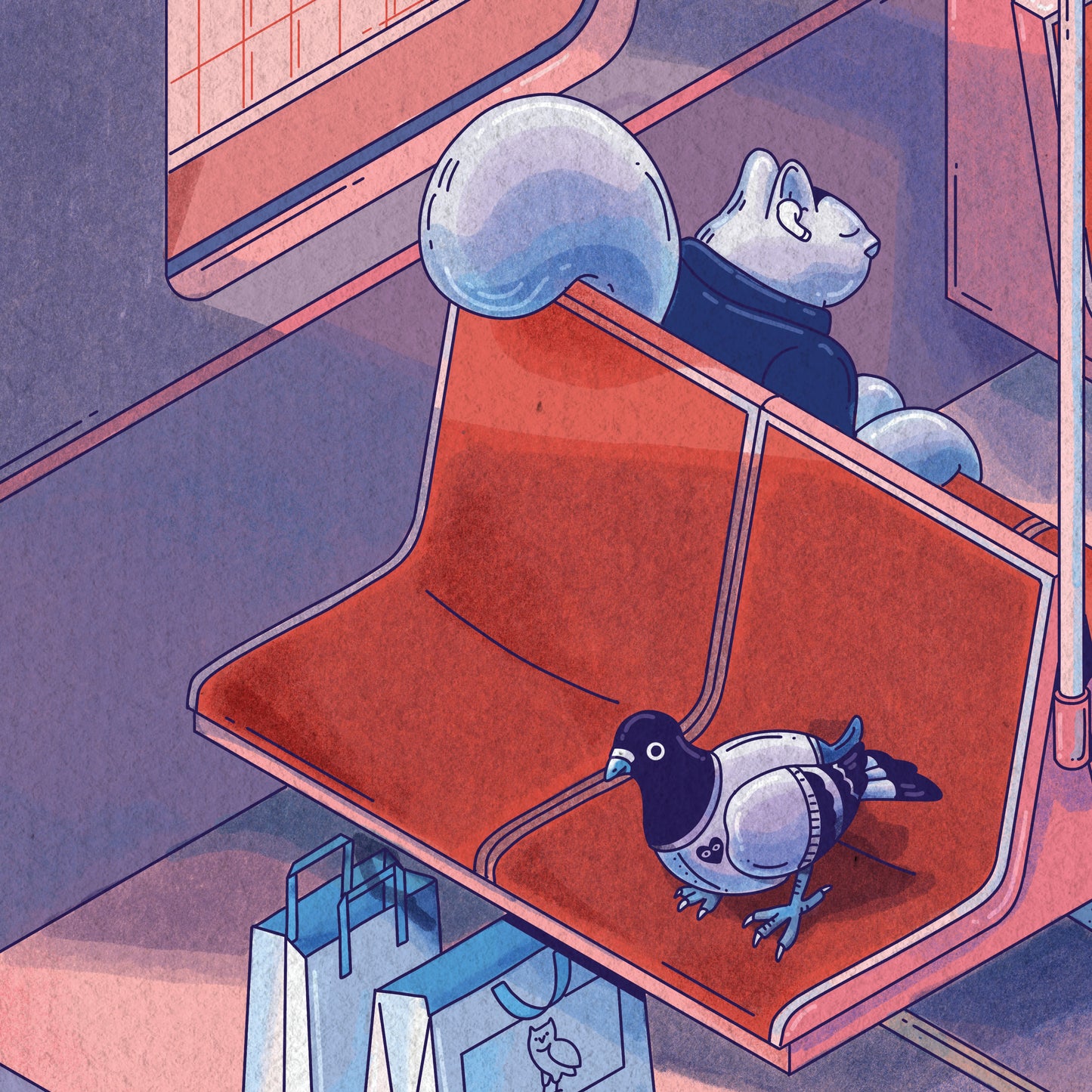 TTC Creatures | Toronto Art Print