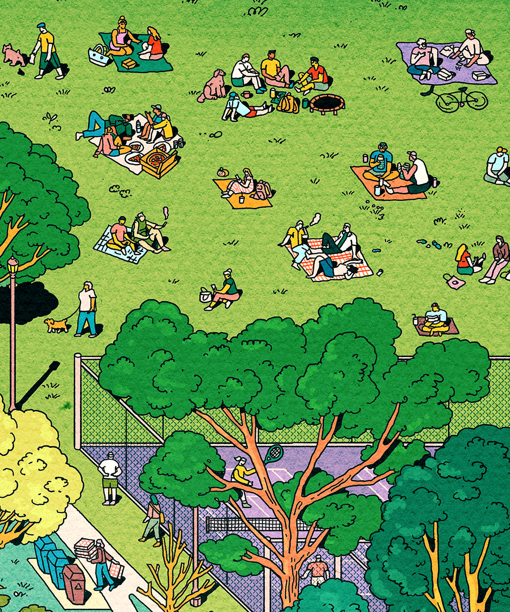 Trinity Bellwoods Park | Art Print