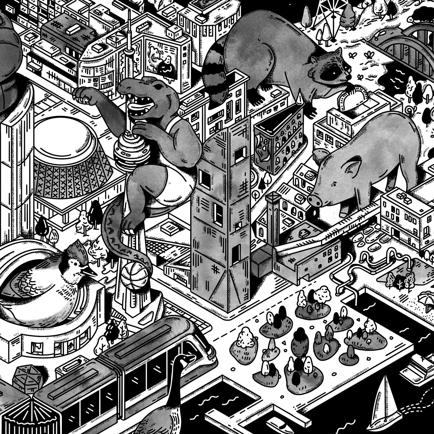 Space Age | Toronto Art Print