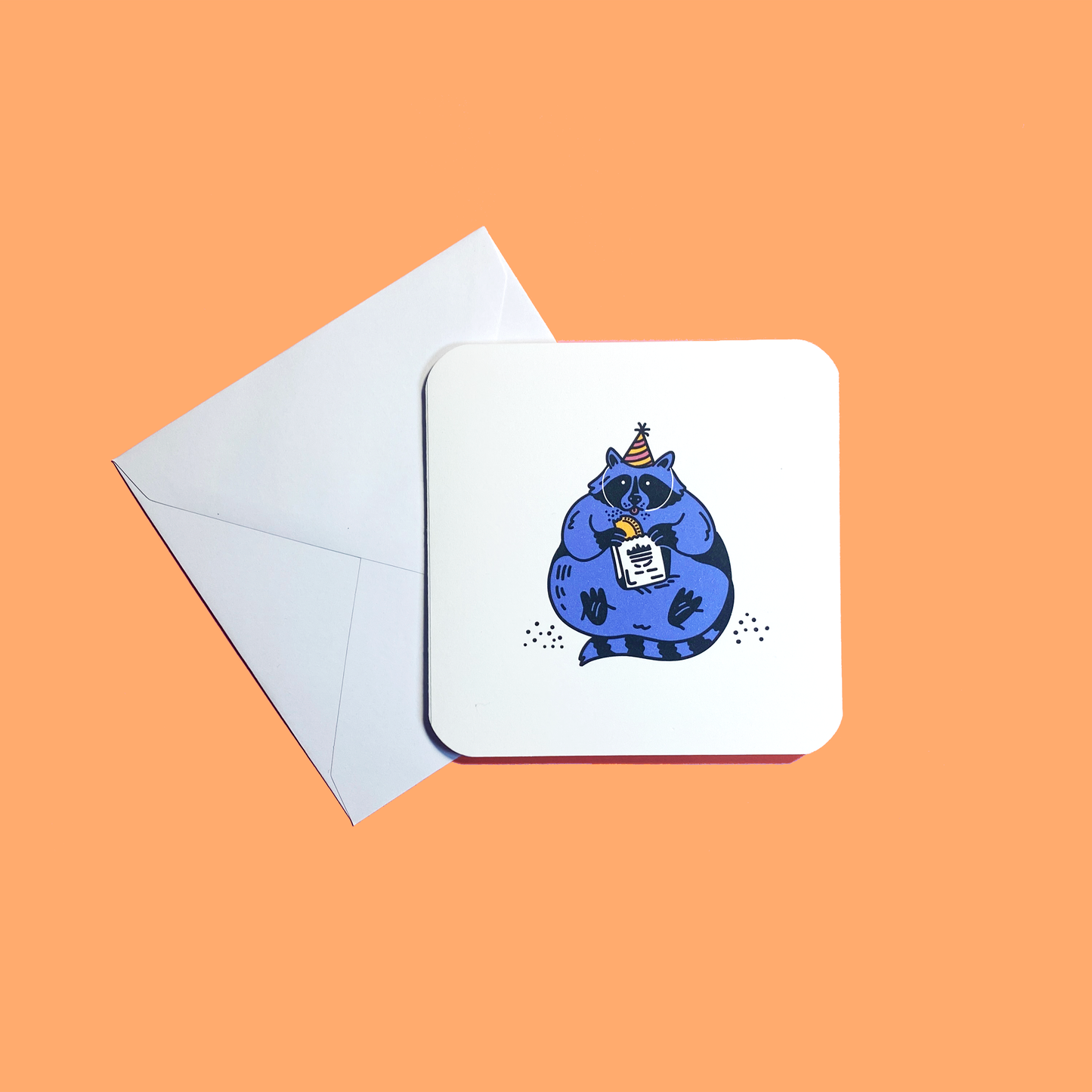 Fat Raccoon | Birthday Card