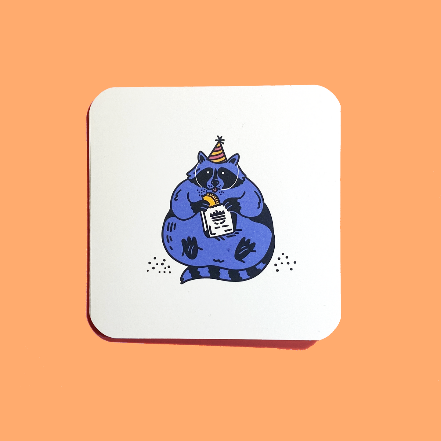 Fat Raccoon | Birthday Card