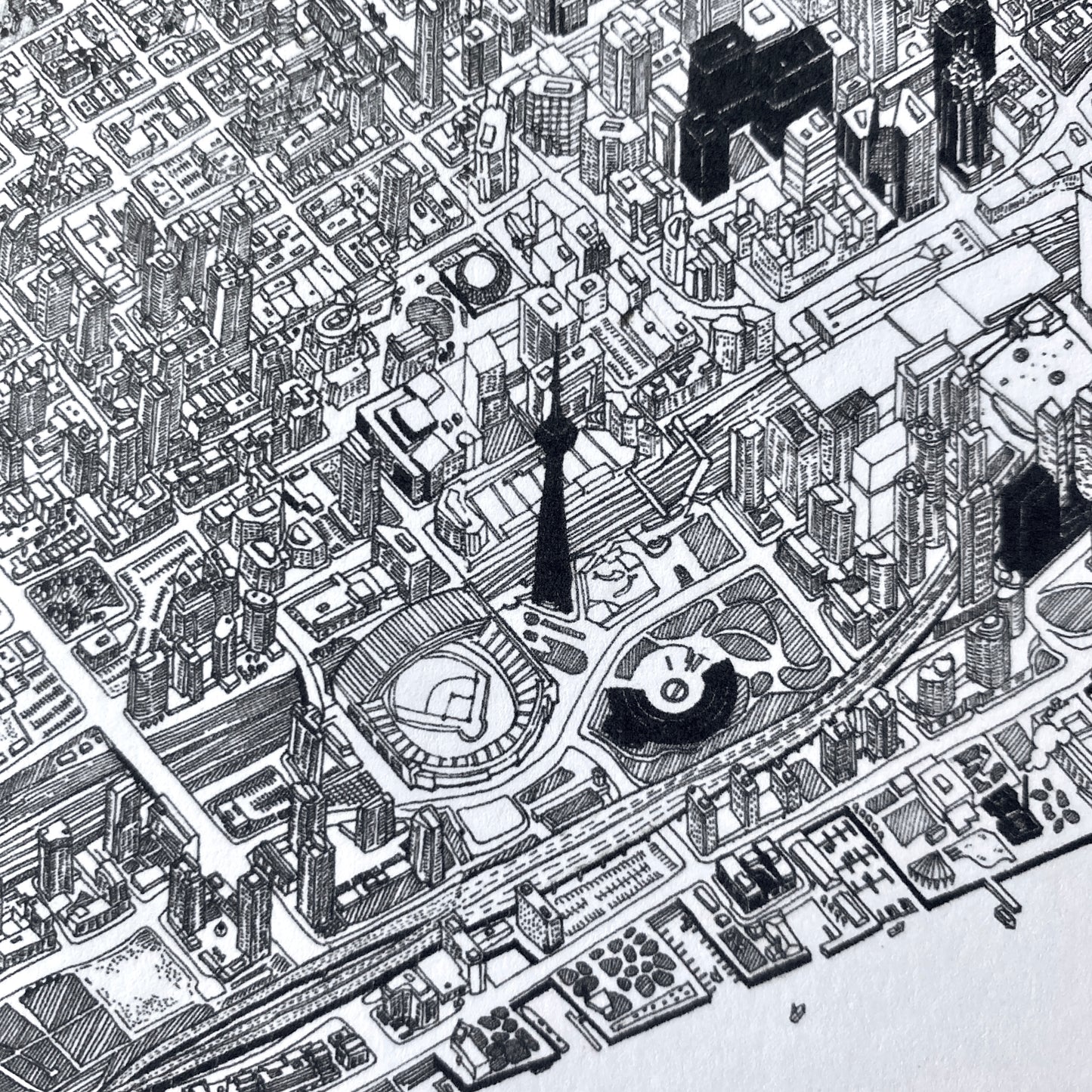 Toronto Pen + Ink | Illustrated Art Print