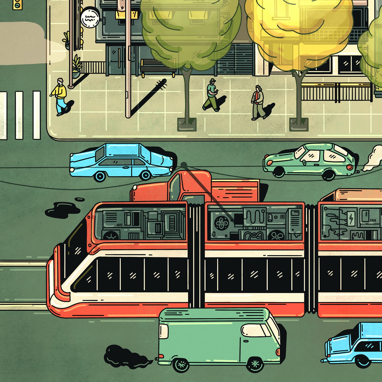 King x Portland | Toronto Art Print