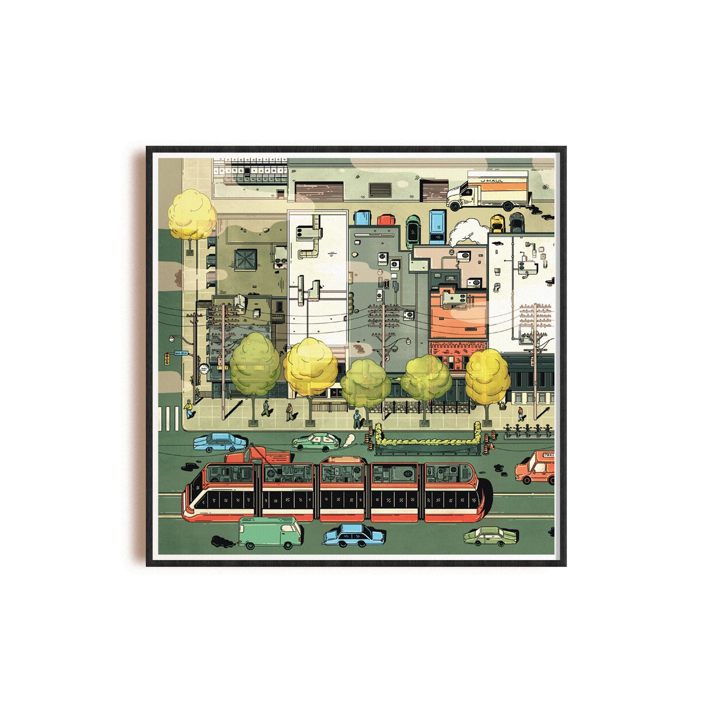 King x Portland | Toronto Art Print