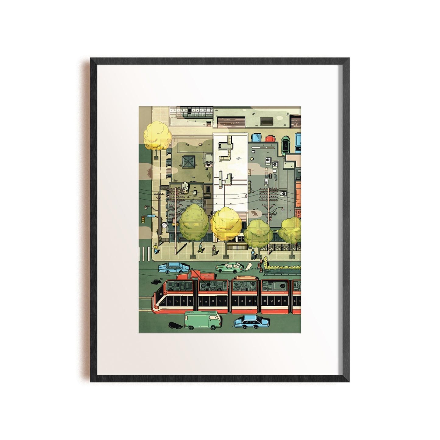 King x Portland | Toronto Art Print
