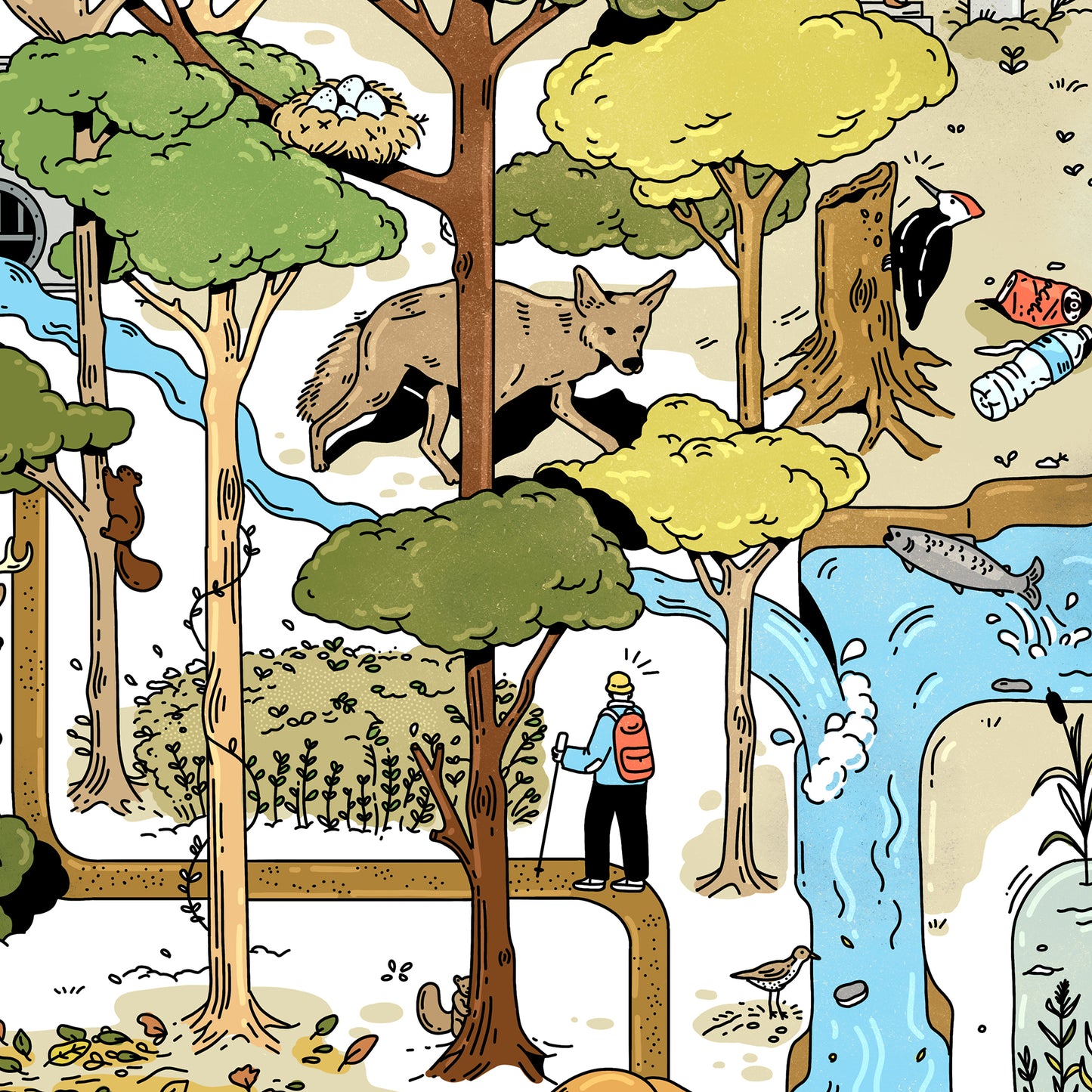 Ravine-land | Toronto Art Print