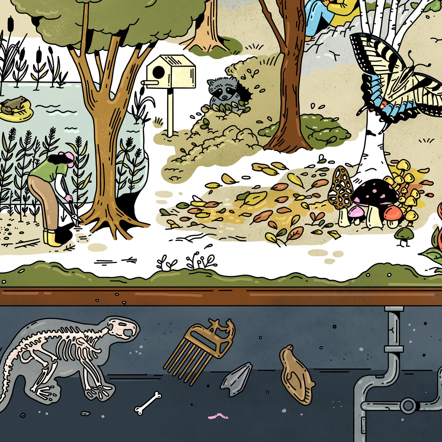 Ravine-land | Toronto Art Print