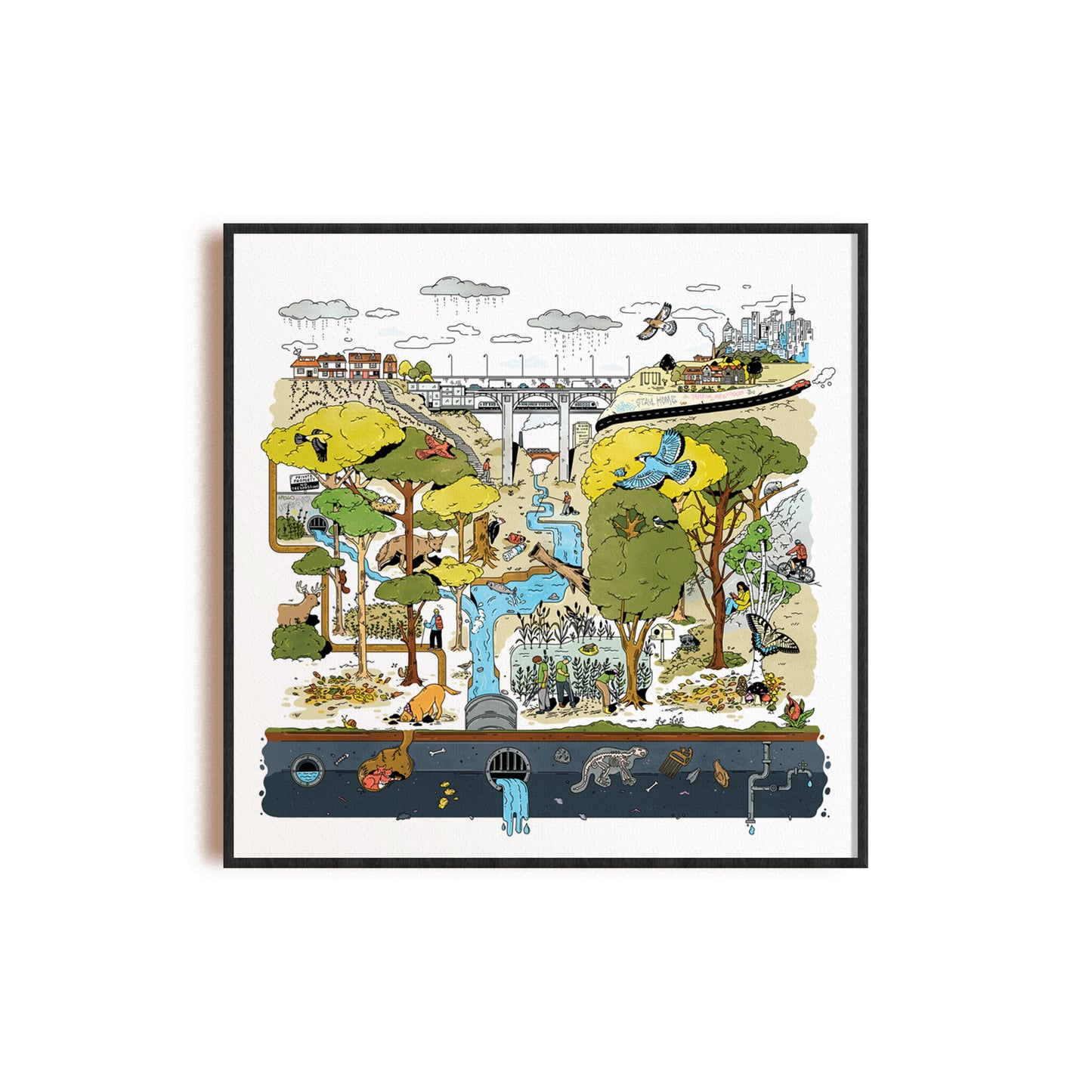 Ravine-land | Toronto Art Print