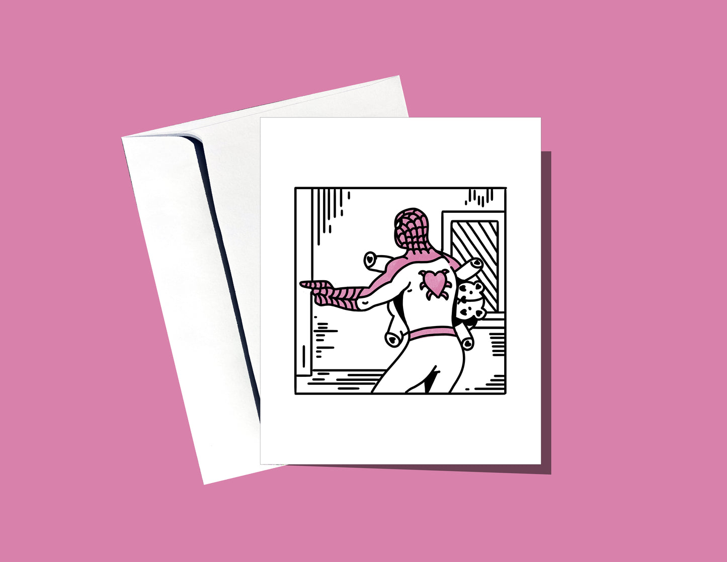 Spiderman + Bear | Meme Valentines Day Card