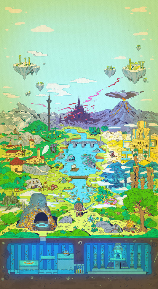 The Legacy of Zelda - Digital Wallpaper