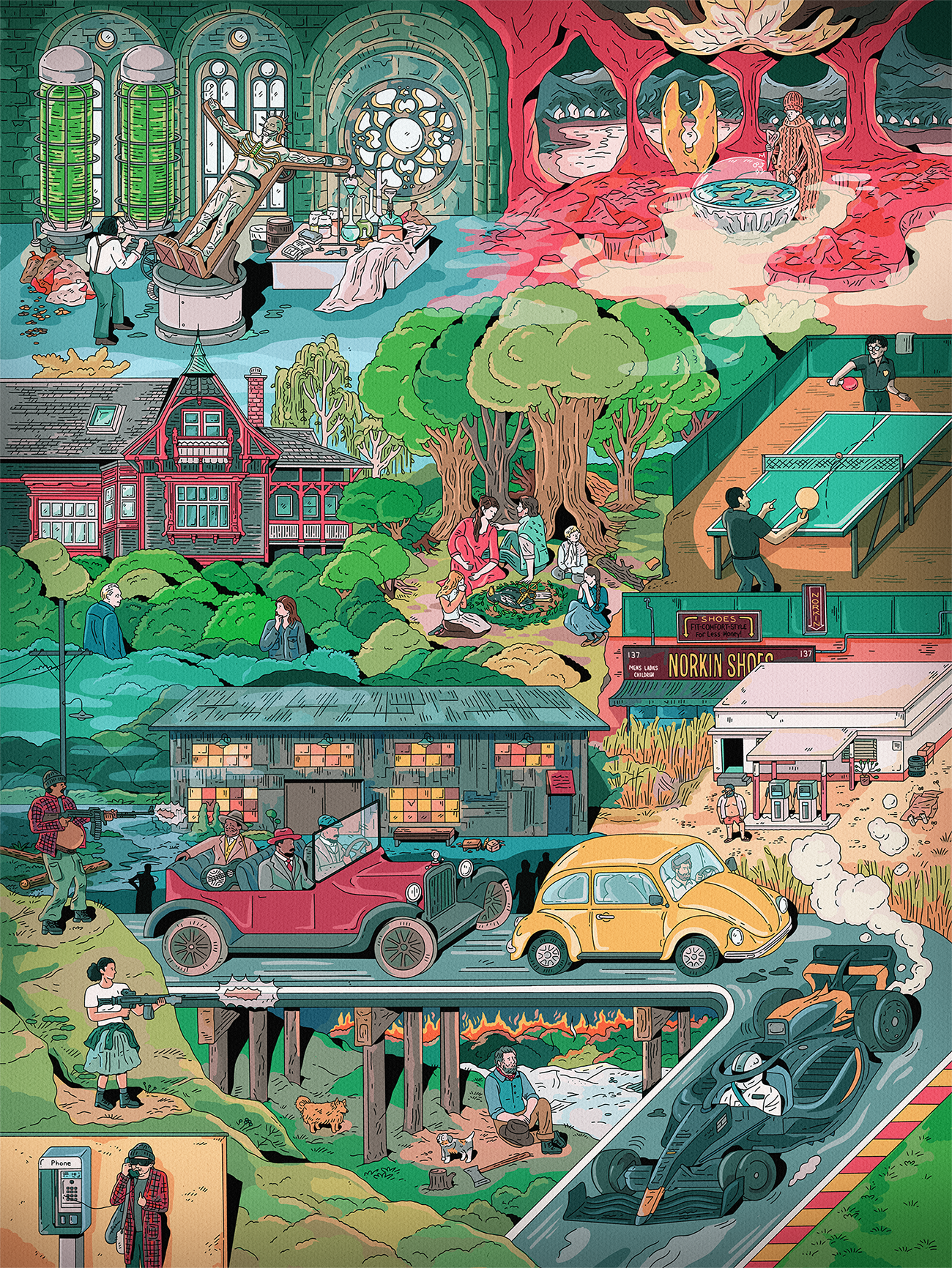 Oscars Mashup 2026 - 12x16 Art Print