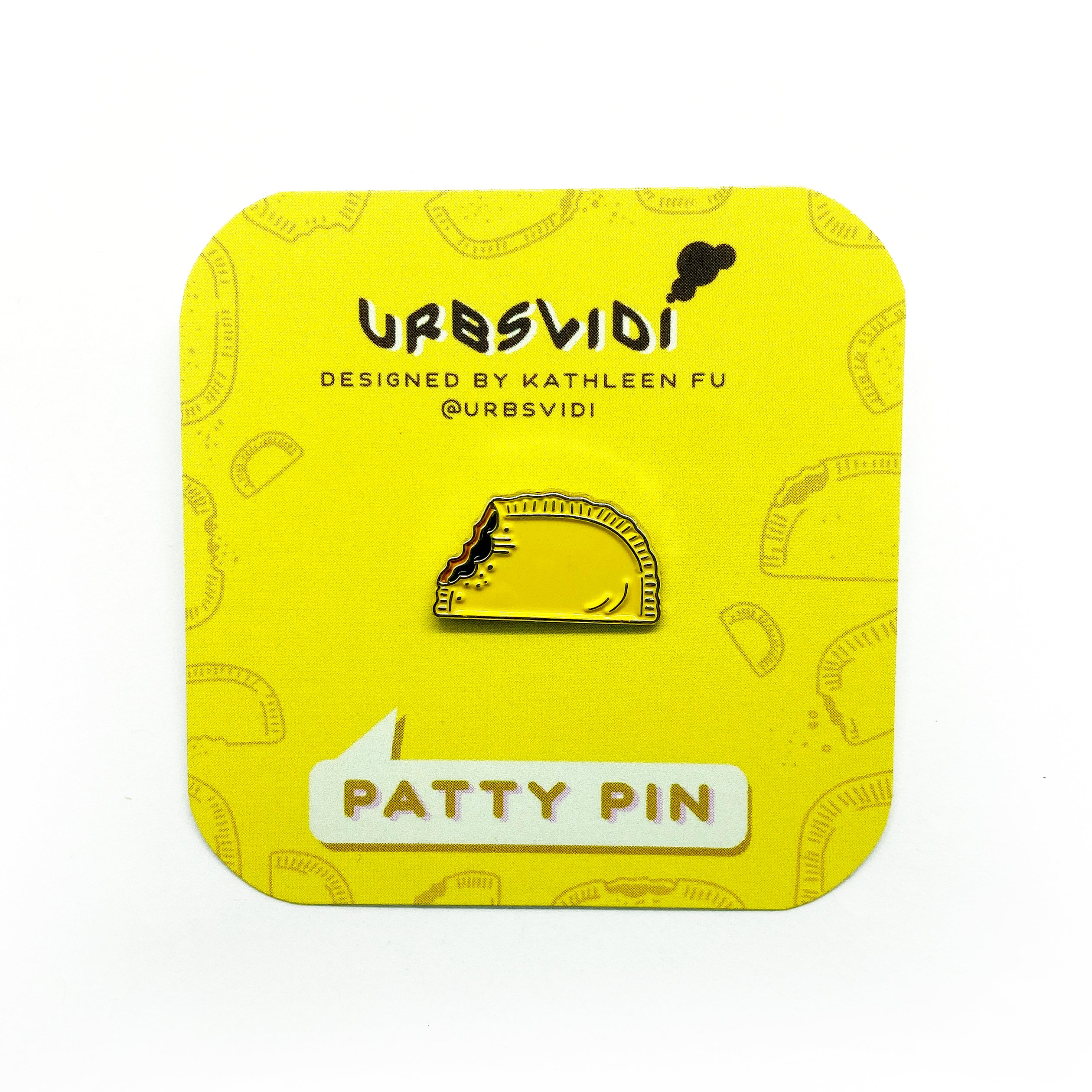 Patty Enamel Pin