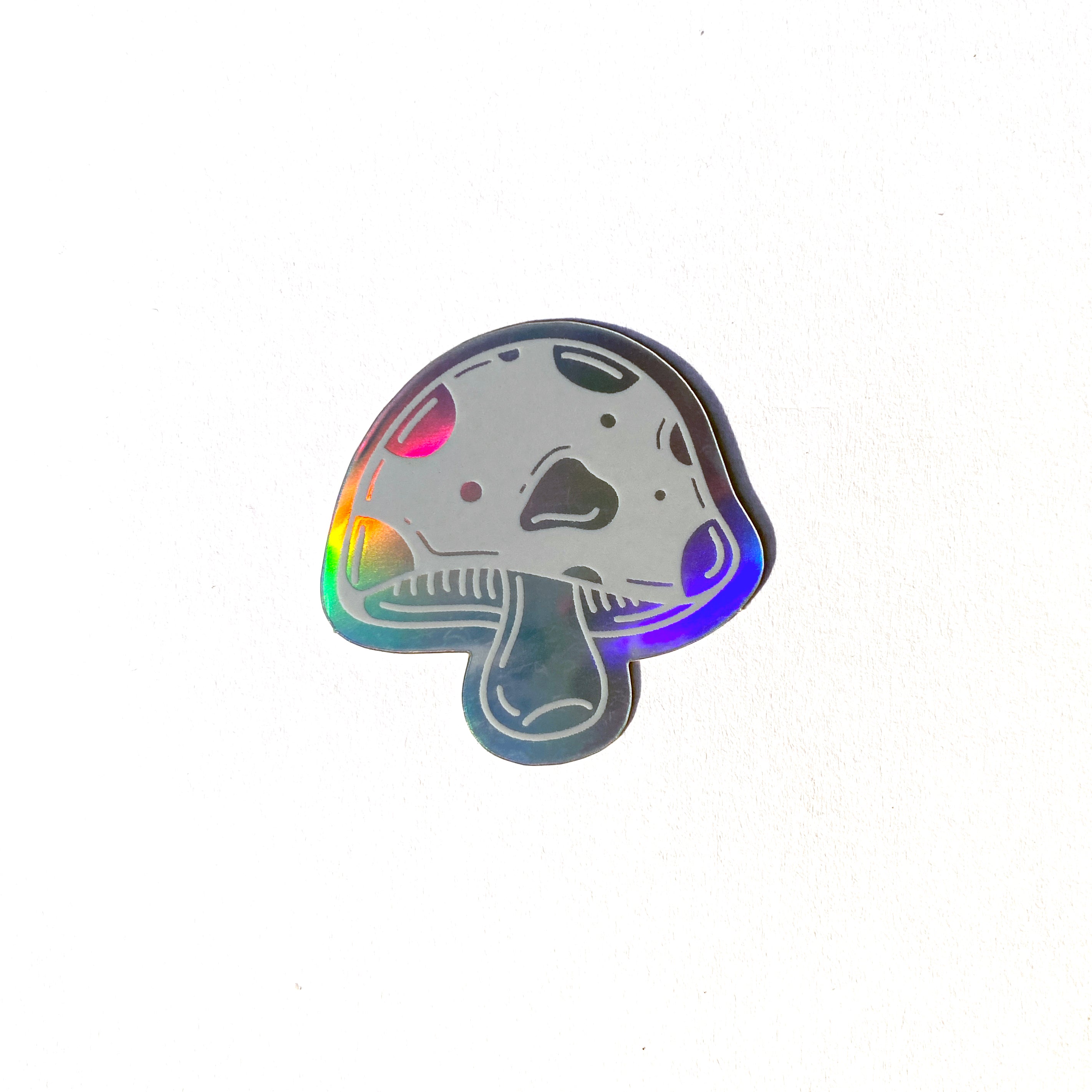 Mushroom | Holographic Sticker Pack (5 Pieces)