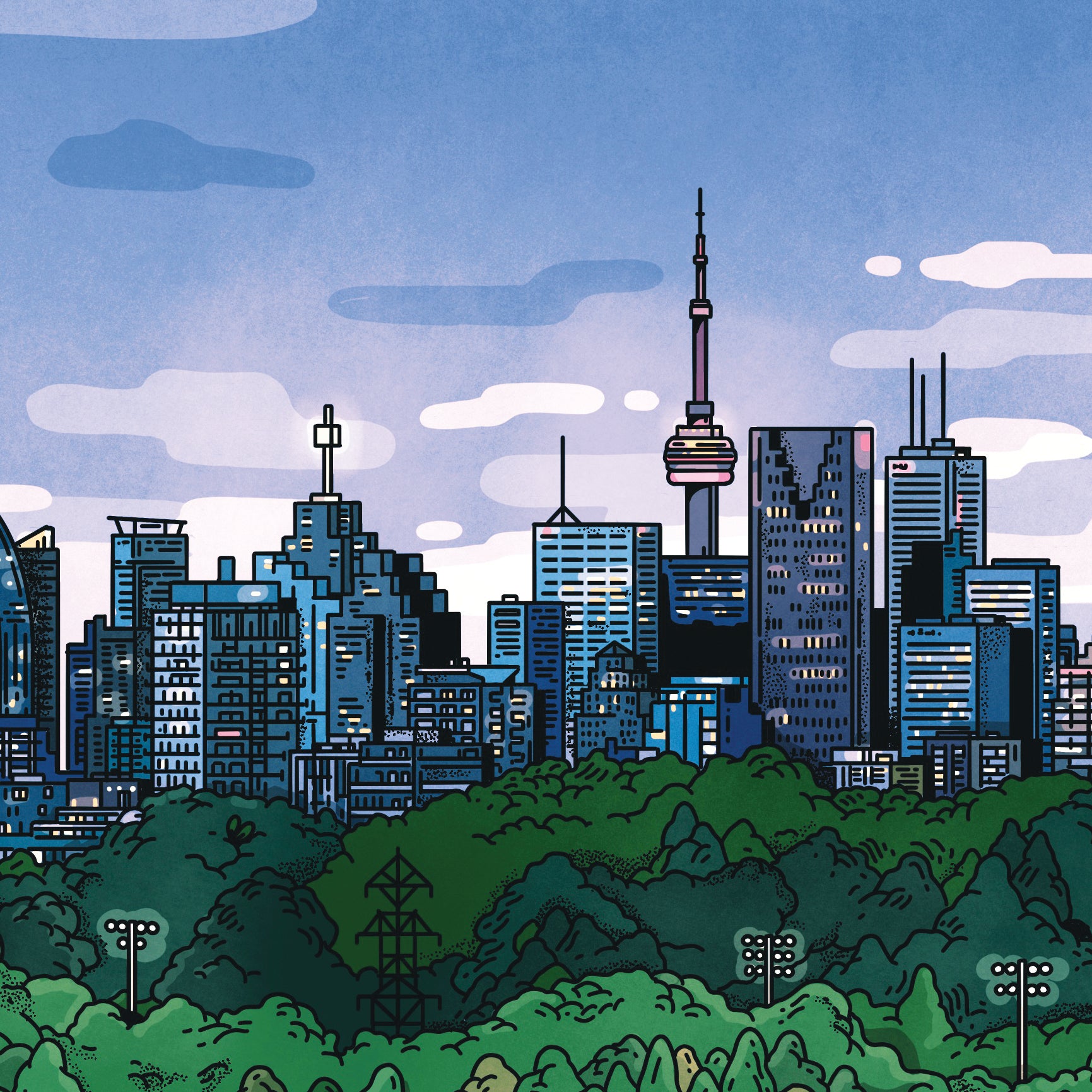 Riverdale Park | Toronto Art Print
