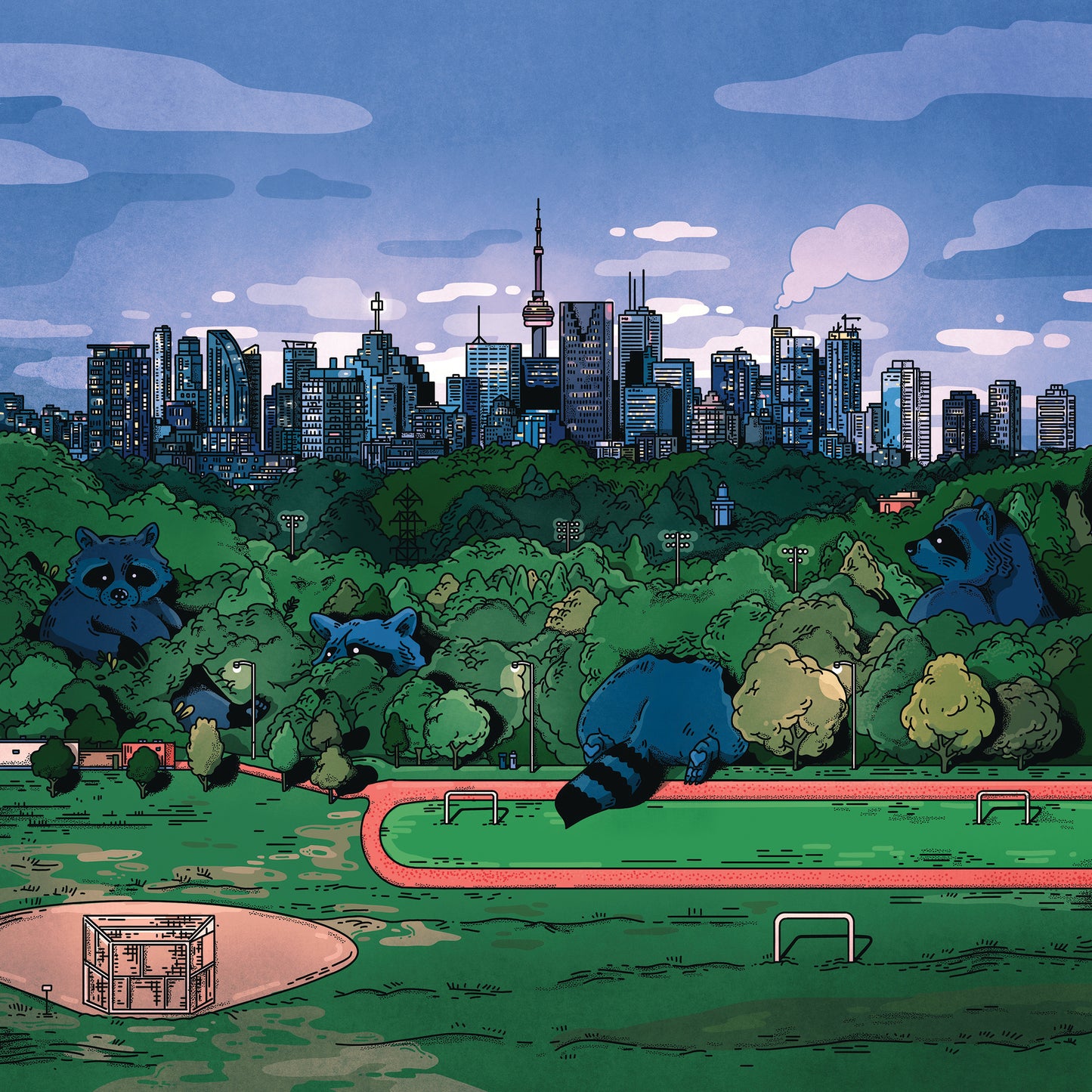 Riverdale Park | Toronto Art Print