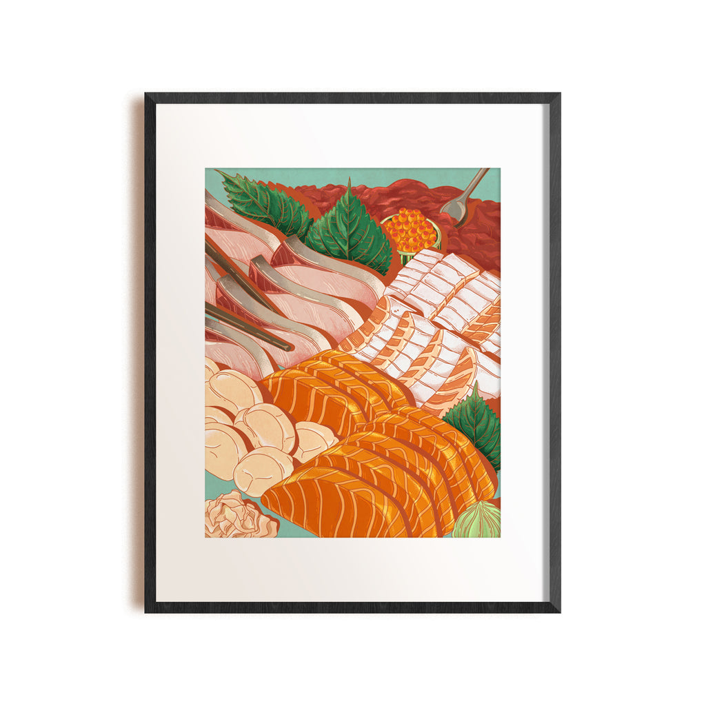 Sashimi | Illustrated Art Print