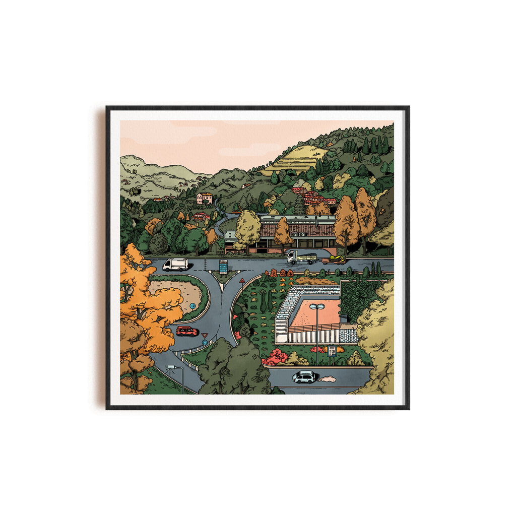 Urbino | Illustrated Art Print